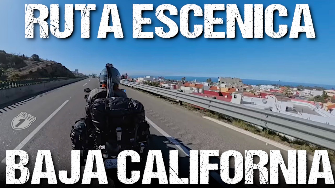 RUTA ESCENICA DE BAJA CALIFORNIA en un día con NEBLINA, EL CASTILLO DEL DIABLO