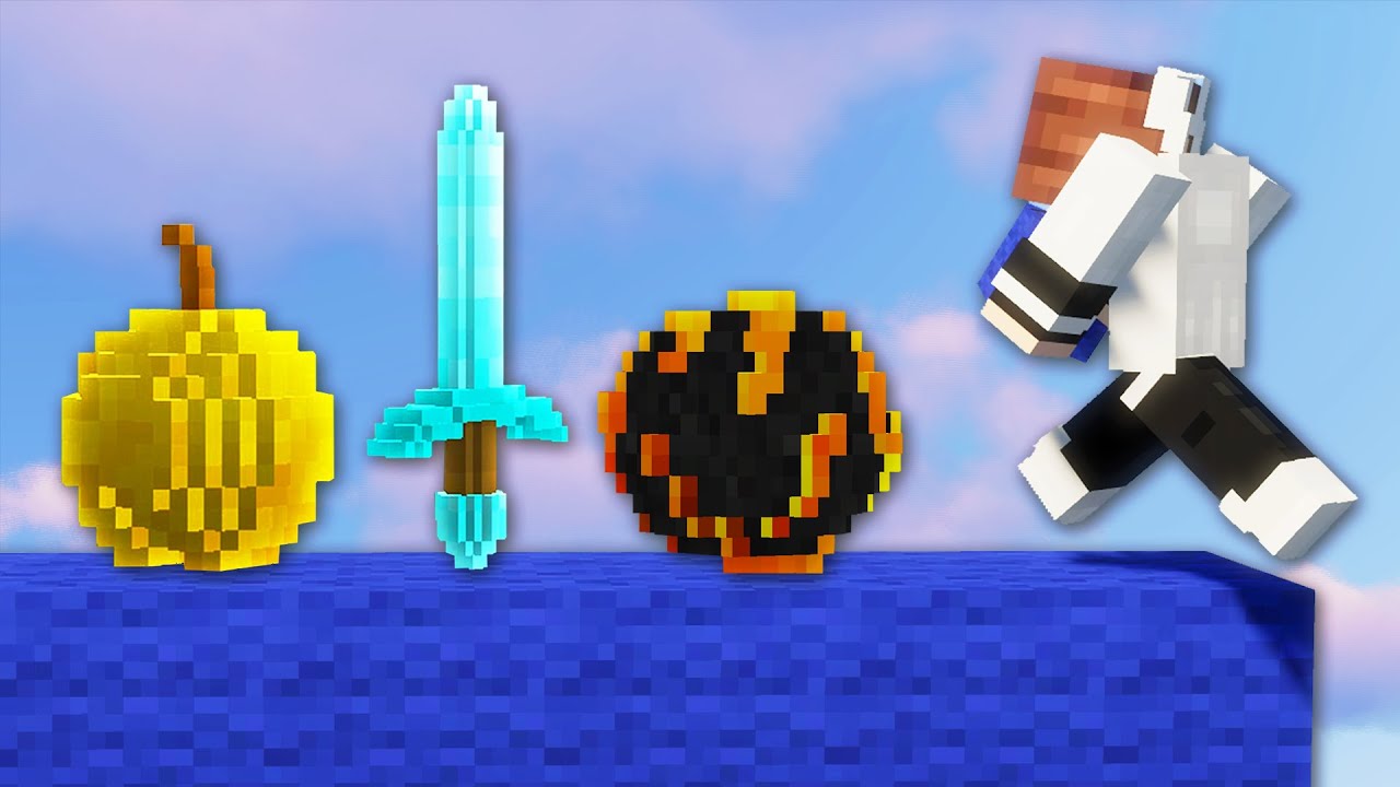 Я играл в Minecraft Bedwars с 3D-текстурпаком