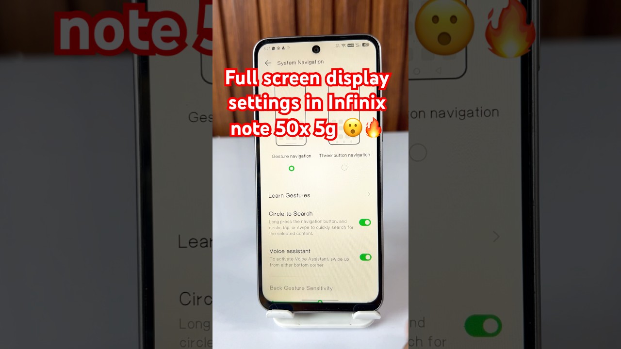 Full screen display setting in Infinix note 50x 5g #infinixnote50x #budgetphone #superphone #fastest