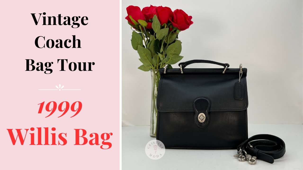 Vintage Coach Bag Tour | 1999 Willis Bag | shop.cristinamoda.com