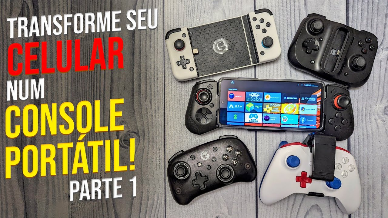 Transforme Seu Celular Num Console Portátil! Guia Configuração Parte 1 - Controles, Retroarch e Mais