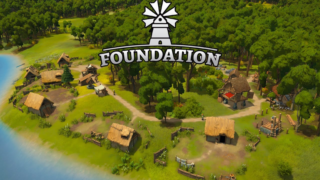 Build the MOST EPIC Medieval Town in Foundation ep 1