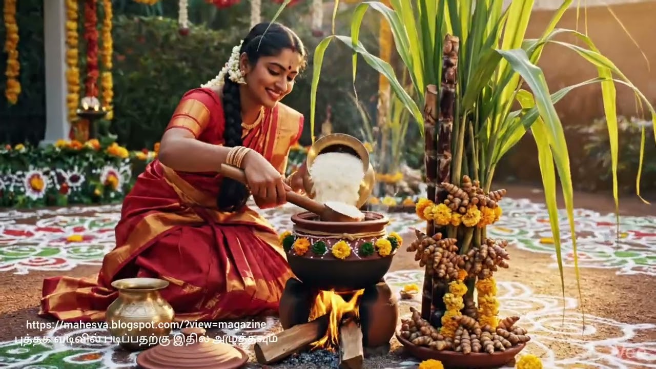 பச்சரிசி சோறெடுத்து, பசும்பாலில் பொங்கலிட்டு!