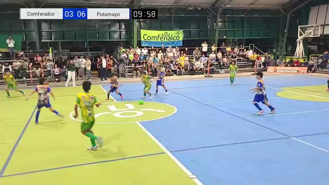 BABY FÚTBOL DE SALÓN 2026 (Octavos de final) - Comfenalco vs San Sebastián Putumayo - Masculino