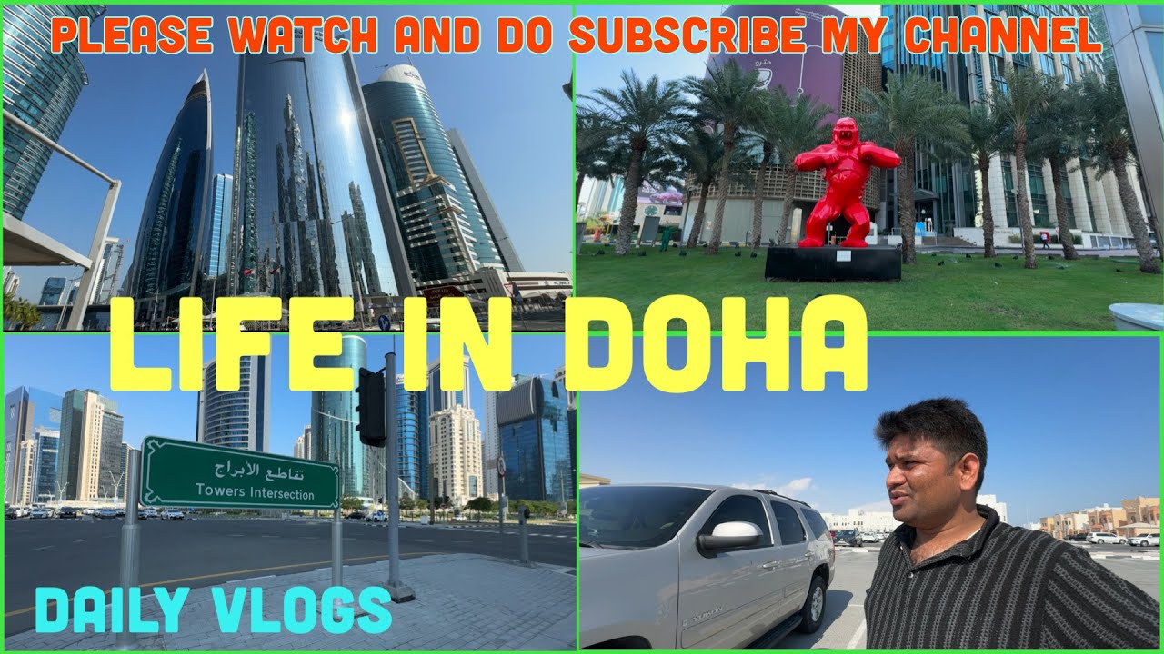 Life in Doha Qatar ( house driver daily life vlogs )