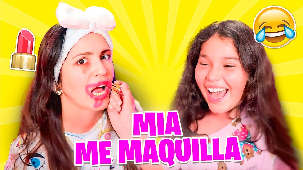 Mi Sobrina Me Maquilla y Me Peina 😅 ASÍ QUEDÉ 🔥 Sandra Cires Play y Mia