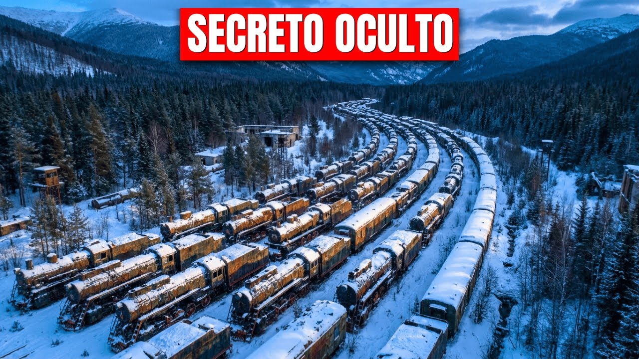 ¿Por qué la URSS OCULTÓ en Secreto Cientos de Locomotoras de Vapor en las Montañas?