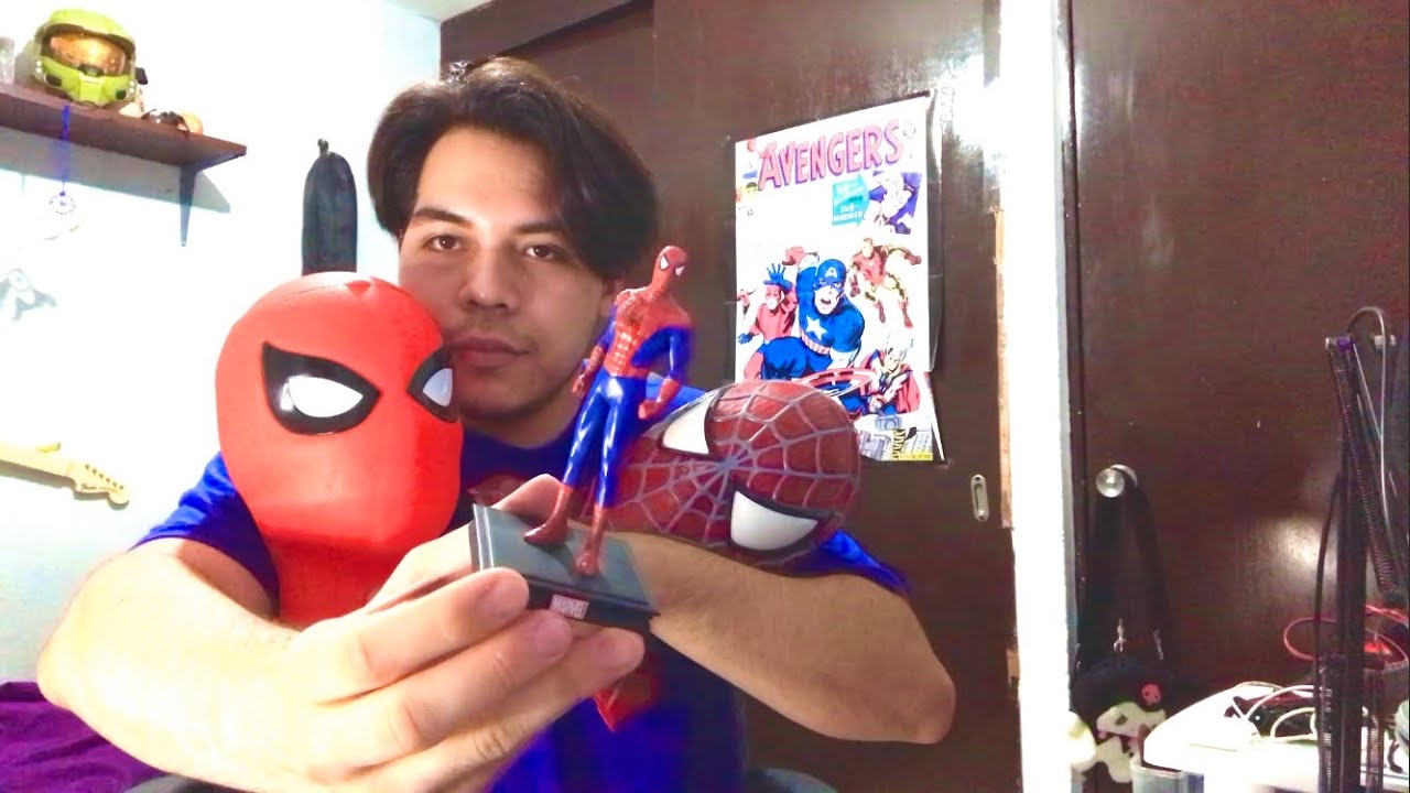 ASMR CASERO MOSTRANDO MI COLECCIÓN DE SPIDER-MAN 🕸🕷