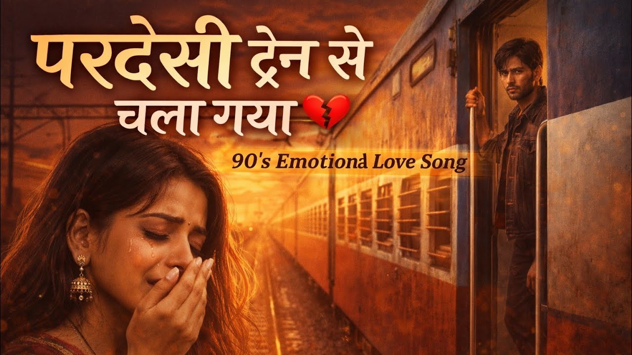 परदेसी ट्रेन से चला गया 💔 | 90’s Emotional Love Song | Sad Song 2026