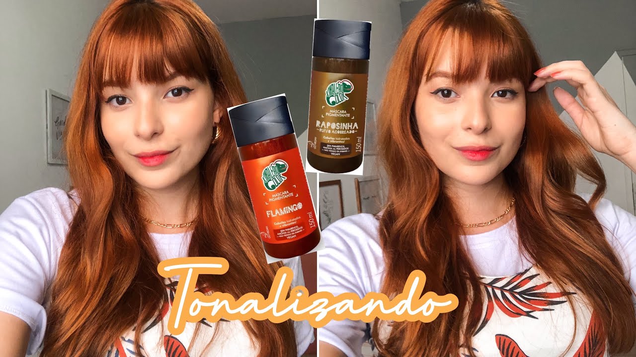 TONALIZANDO COM FLAMINGO + RAPOSINHA | MISTURINHA CABELO RUIVO ACOBREADO
