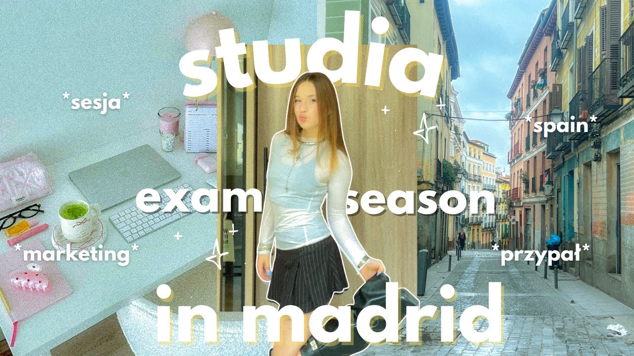 STUDENCKI WEEK IN MY LIFE 🎀👩‍💻🇪🇸 || egzaminy w madrycie 