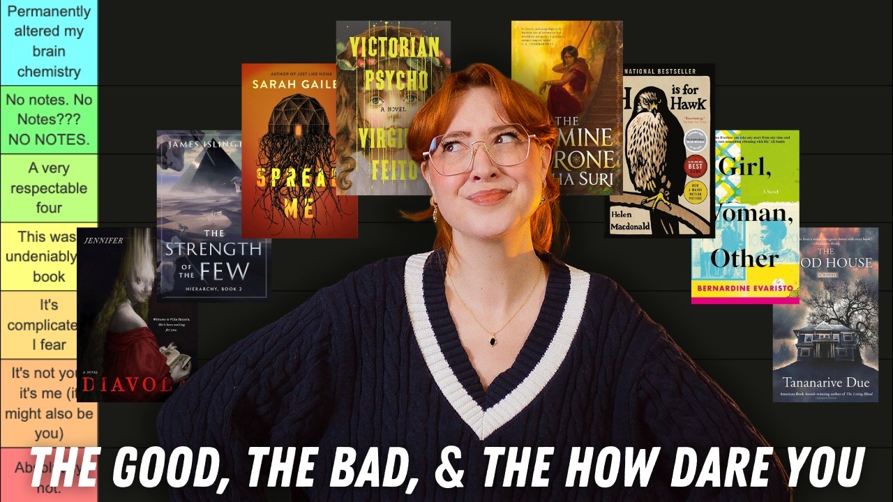 Tier Ranking the 31 Books I Read from October to December 2025 📚👀
