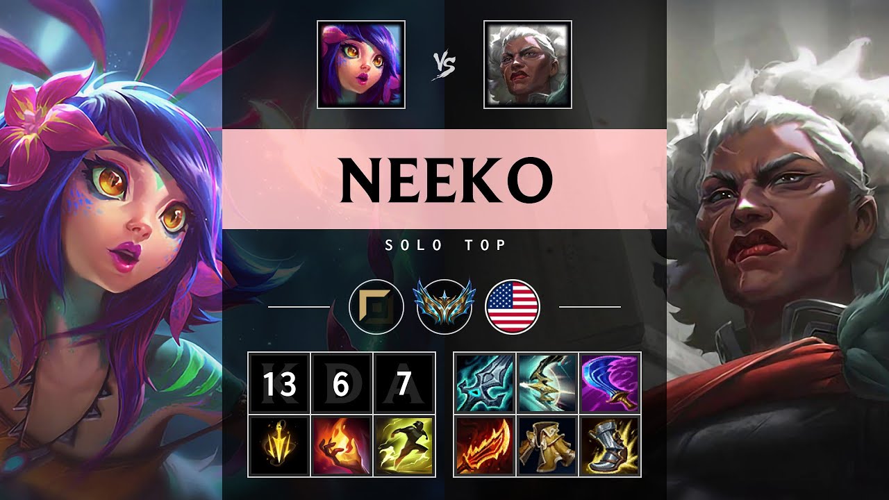 Neeko Top vs Ambessa - NA Challenger Patch 25.11