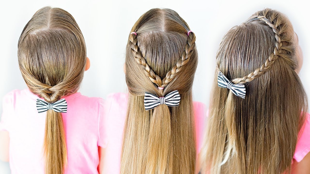 3 Easy Toddler Hairstyles - 5 minute Hairstyles!