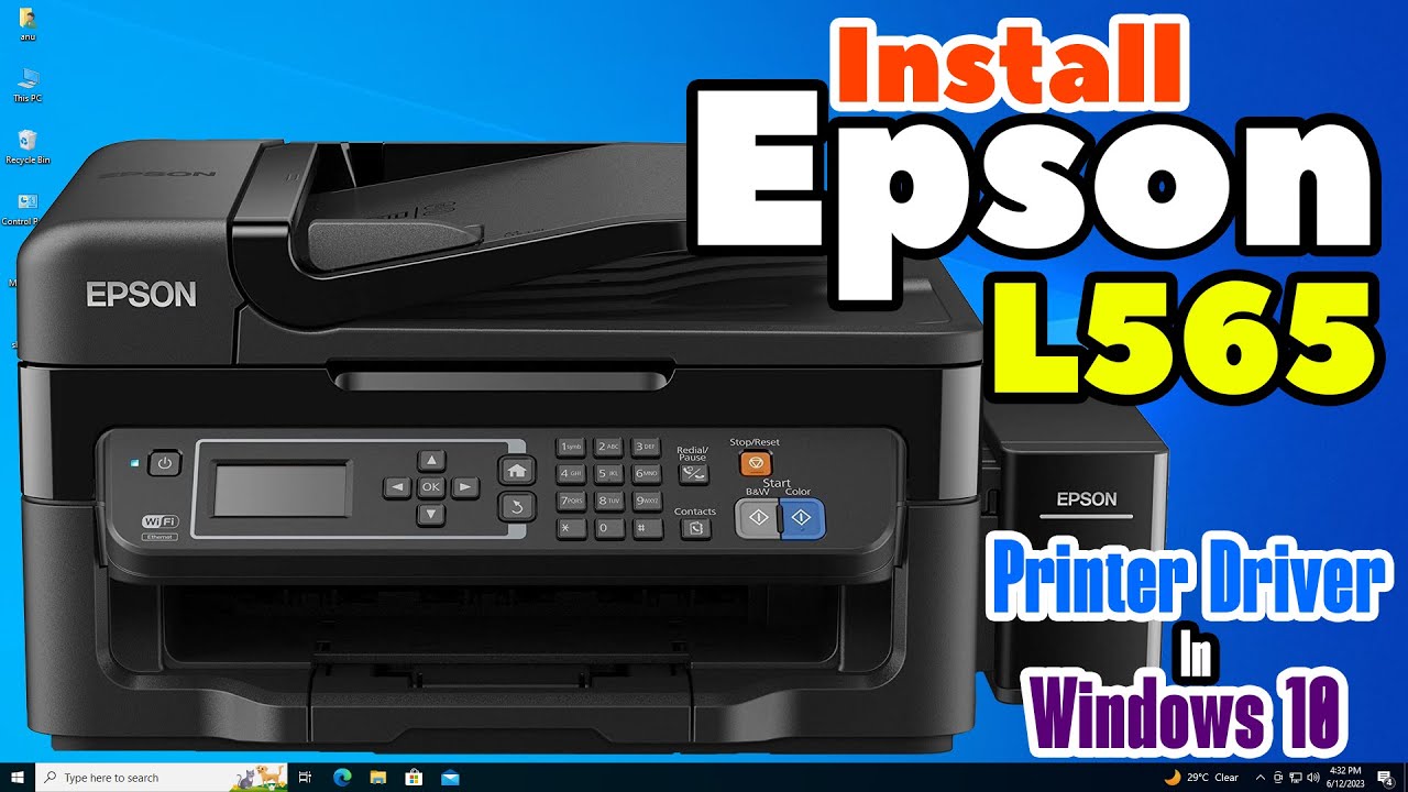 Как загрузить и установить драйвер принтера Epson L565 на ПК или ноутбук с Windows 10