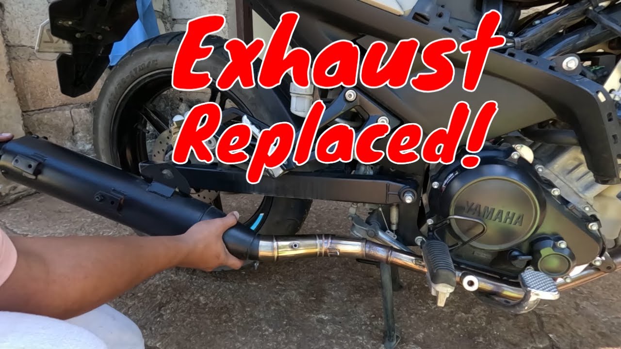 Yamaha Sniper 155 (Y16ZR) Stock Pipe Replacement with New Full System Exhaust