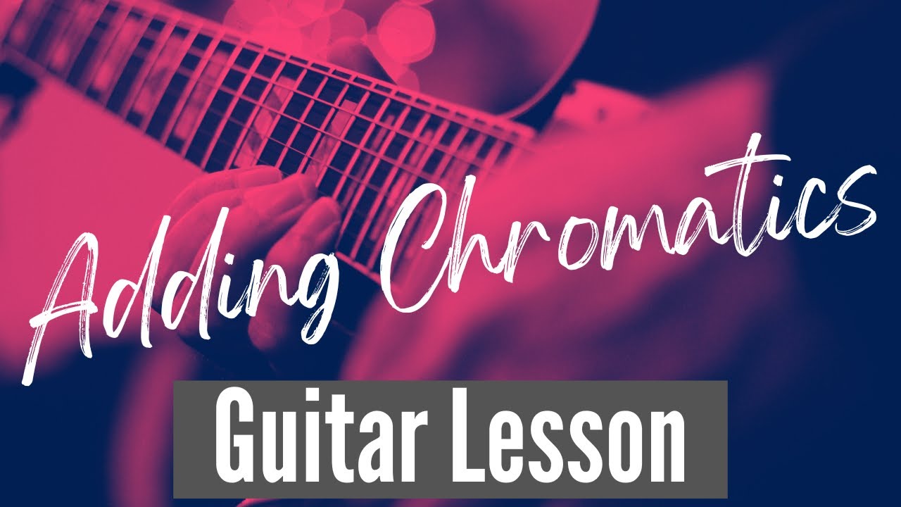 How To Add Chromatic Approach Notes - Guitar Lesson.