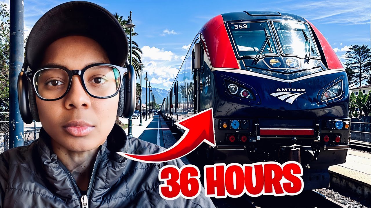 36hrs On Amtrak's MOST SCENIC Train-Coast Starlight|LA To Seattle(Part 1)|Ep.267