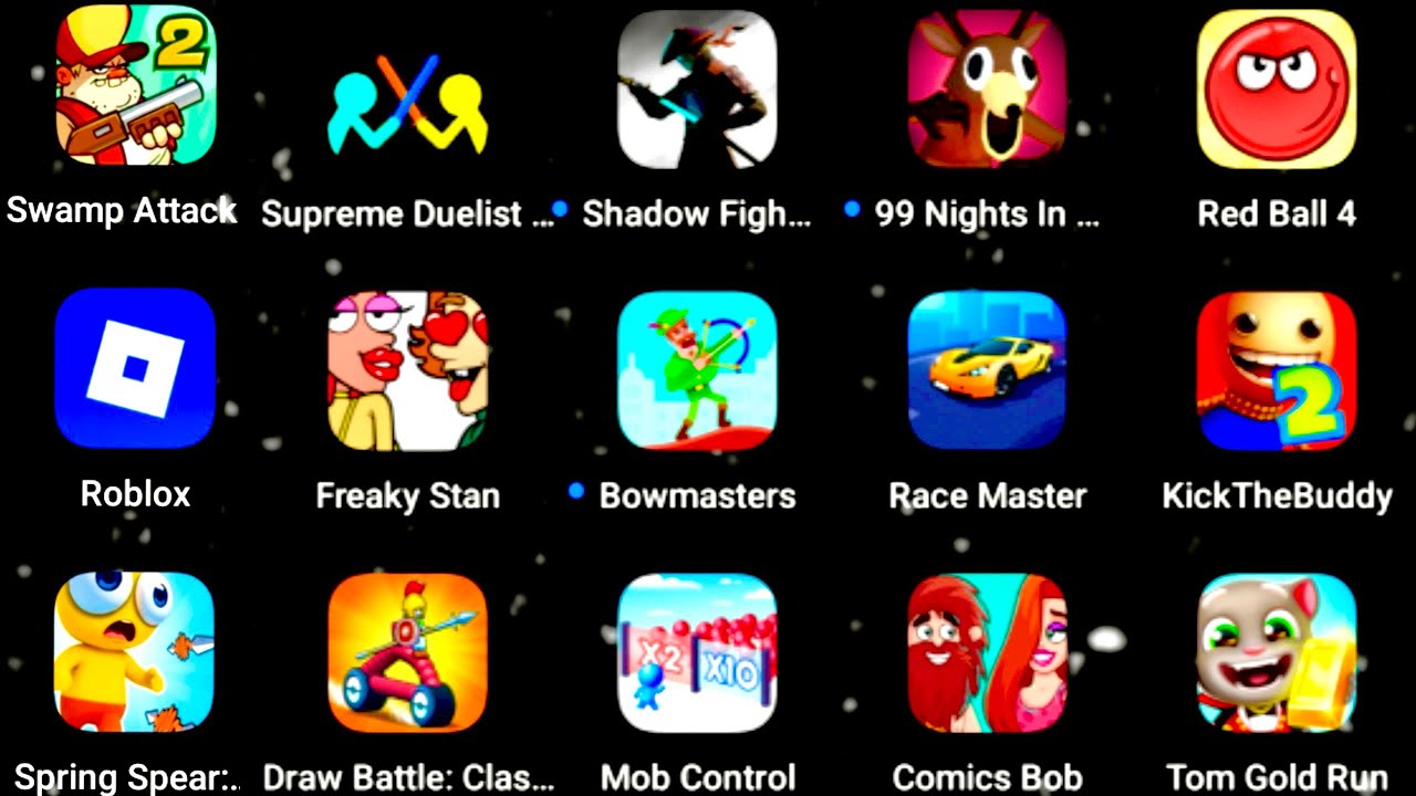 Spranky Survival,Freaky Stan,Tom Gold,Poppy Playtime 4,Roblox,Heat Monster,Swamp Attack,Red Ball 4