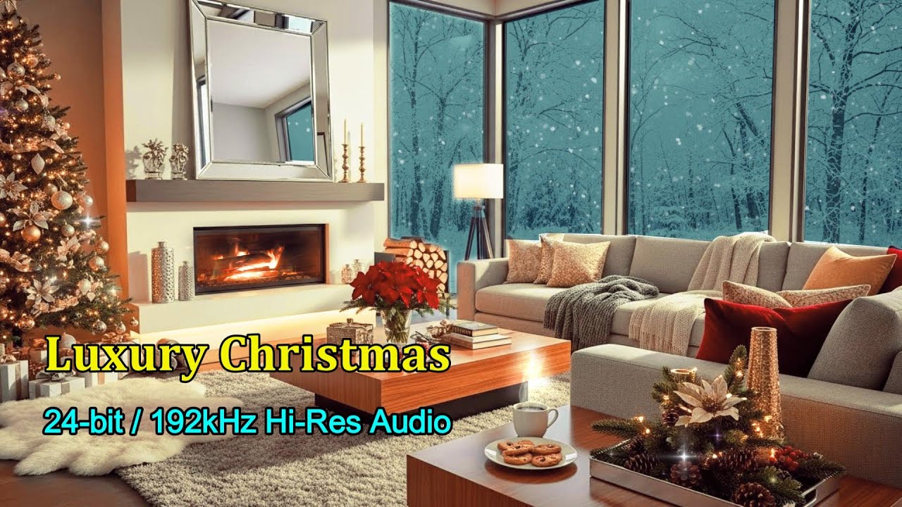🎄Luxury Christmas 🎵Acoustic Guitar Melodies for a Cozy Home 24-bit-192kHz Hi-Res Audio