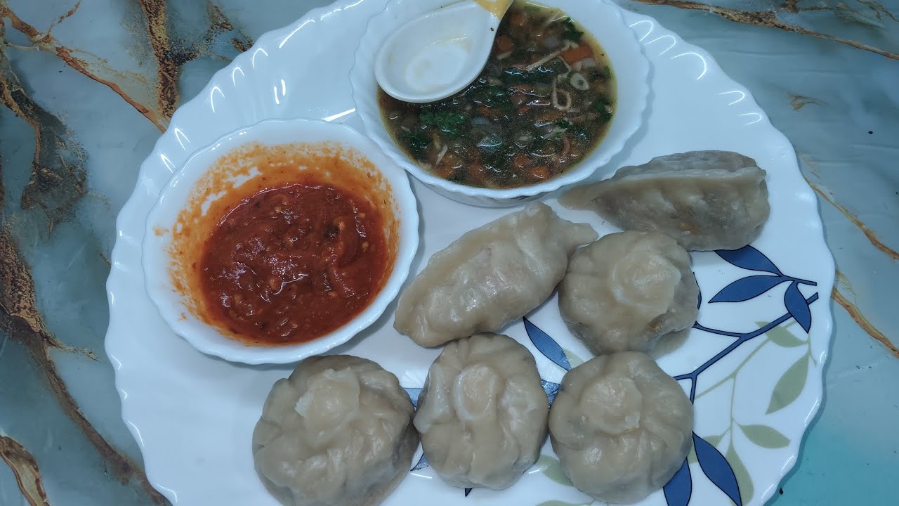 ষ্টীম  চিকেন মোমো। #evening snacks#recipe.