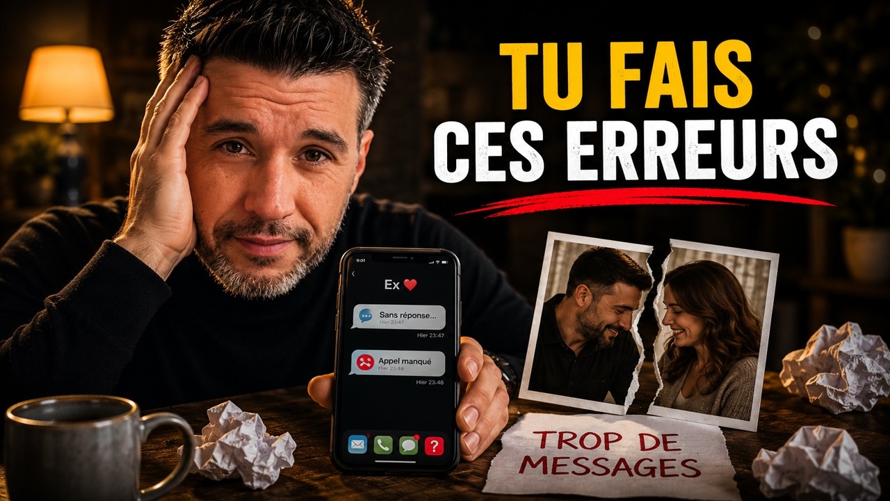 12 ERREURS FATALES qui détruisent ta reconquête amoureuse