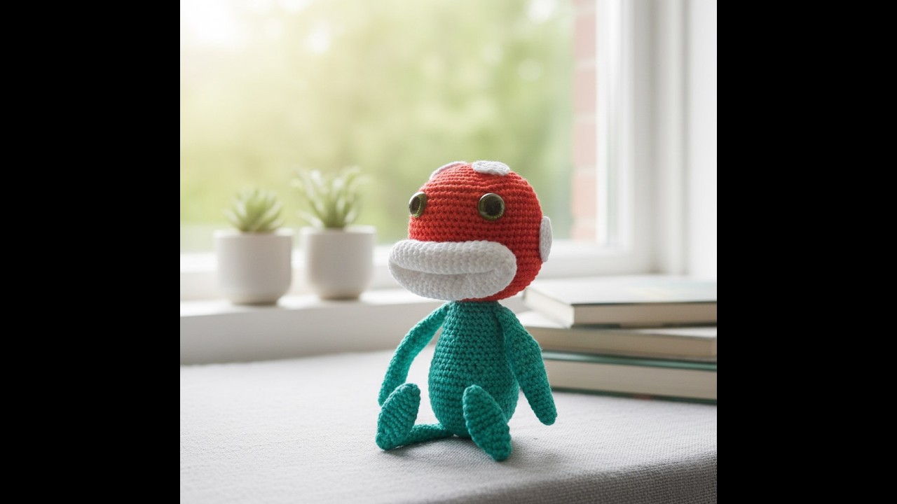 Häkelanleitung Baby Piranha Pflanze / Crochet Pattern Baby Piranha Plant