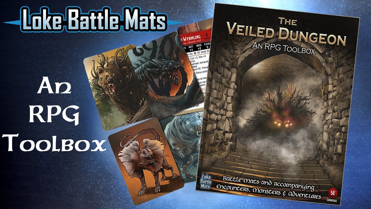 The Veiled Dungeon : an RPG Toolbox (5e Loke Battle Maps)