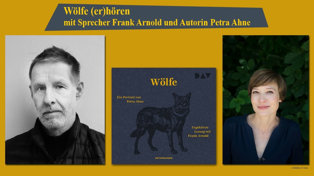 Wölfe (er)hören - Sprecher Frank Arnold und Autorin Petra Ahne