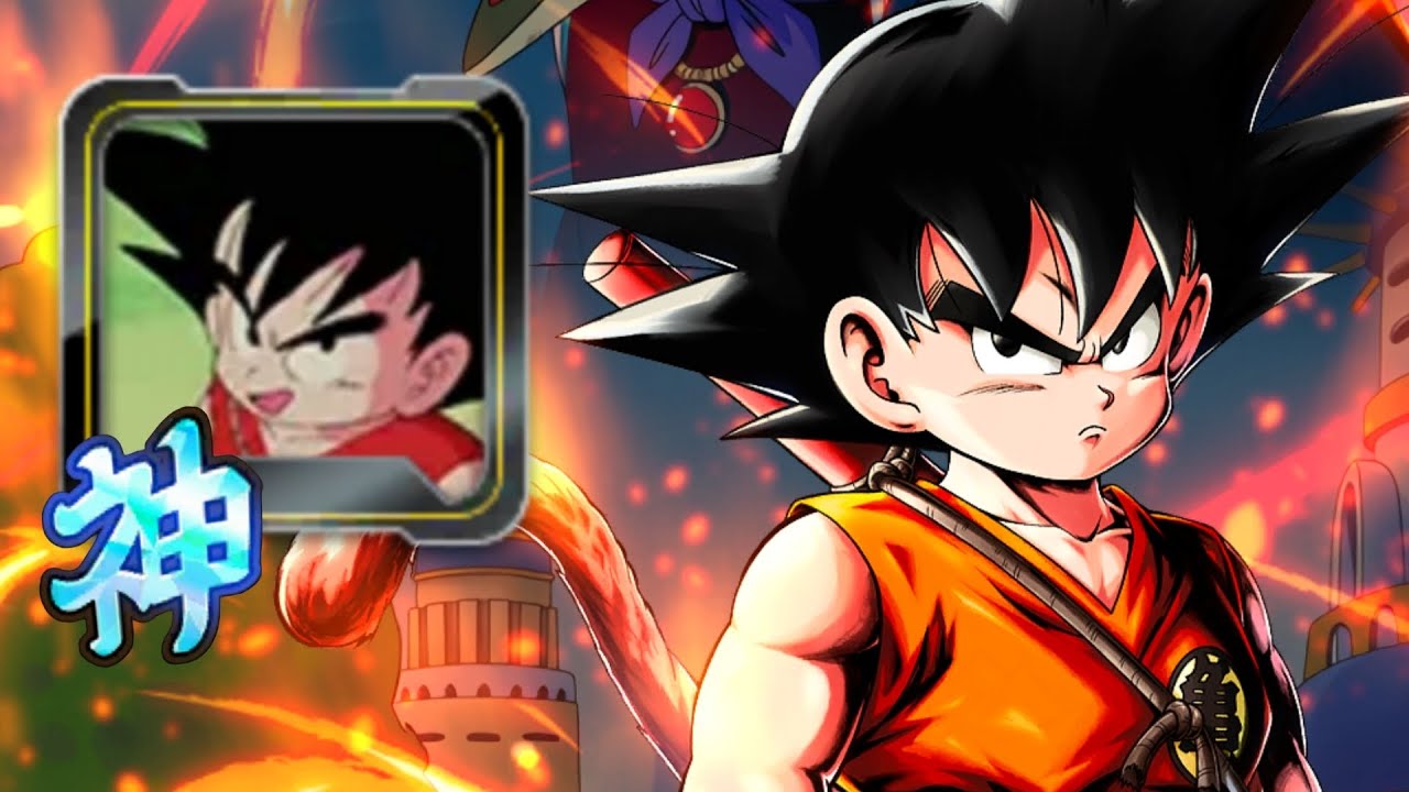 (Dragon Ball Legends) LF KID GOKU WITH HIS UNIQUE EQUIPMENT IS PRETTY GOOD ON DB