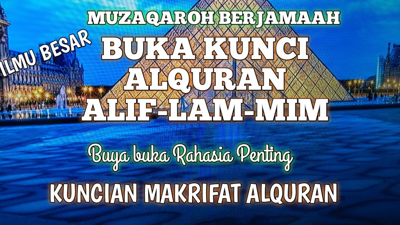 BUKA KUNCI ALQURAN KODRAT ALIF-LAM-MIM. Allah dalam rumus 3 kodrat
