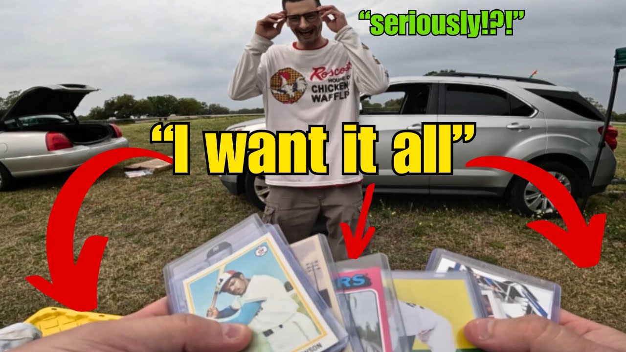 Discovering The Flea Market Sports Card Motherlode!