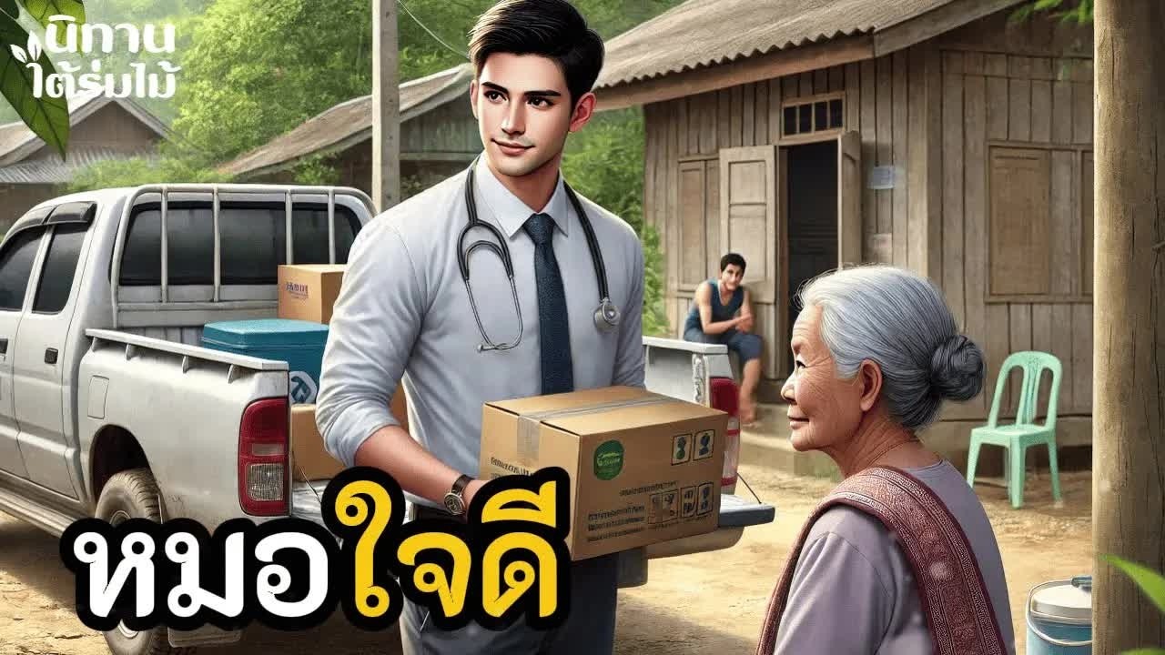หมอใจดี ｜ EP.487 #นิทานพื้นบ้าน #นิทานก่อนนอน #นิทานสอนใจ #นิทานชาวบ้าน