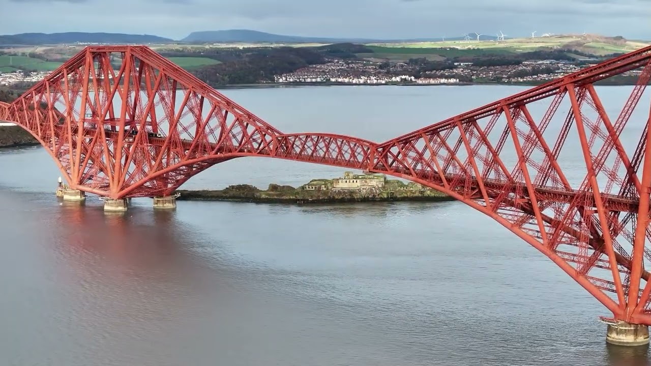 Forth rail bridge South Queens Ferry and North