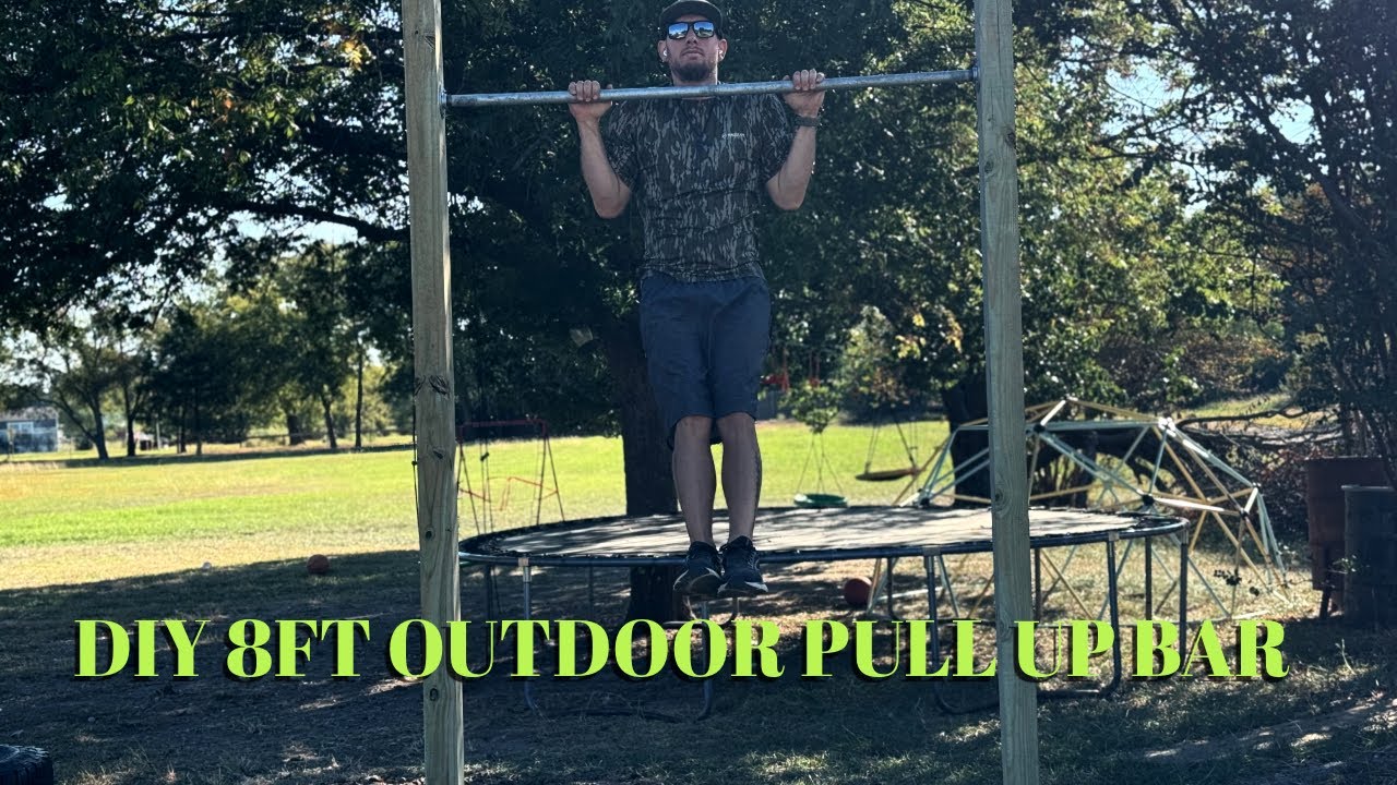 DIY Outdoor Pull-Up Bar | Easy Backyard Fitness Build (Under $150!)