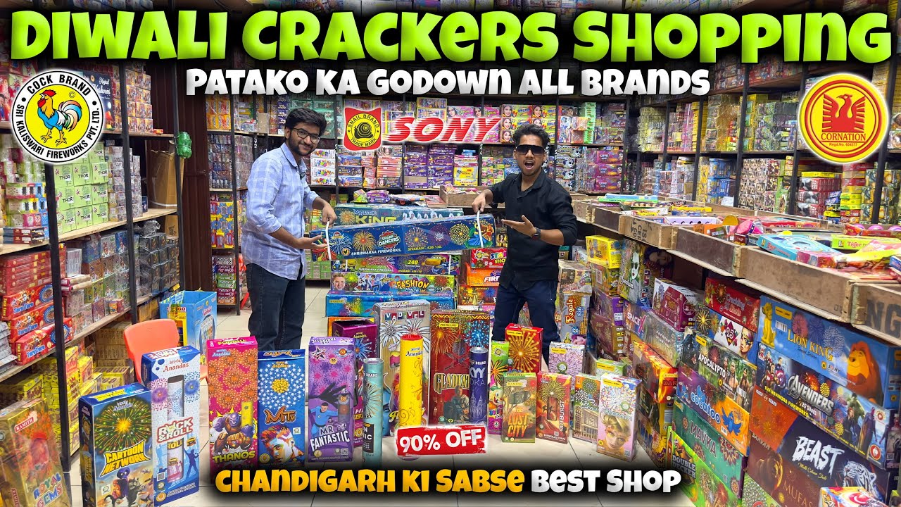 Diwali Pataka Market 2025 | Wholesale Crackers Prices in Chandigarh | Kurali Crackers Market 2025