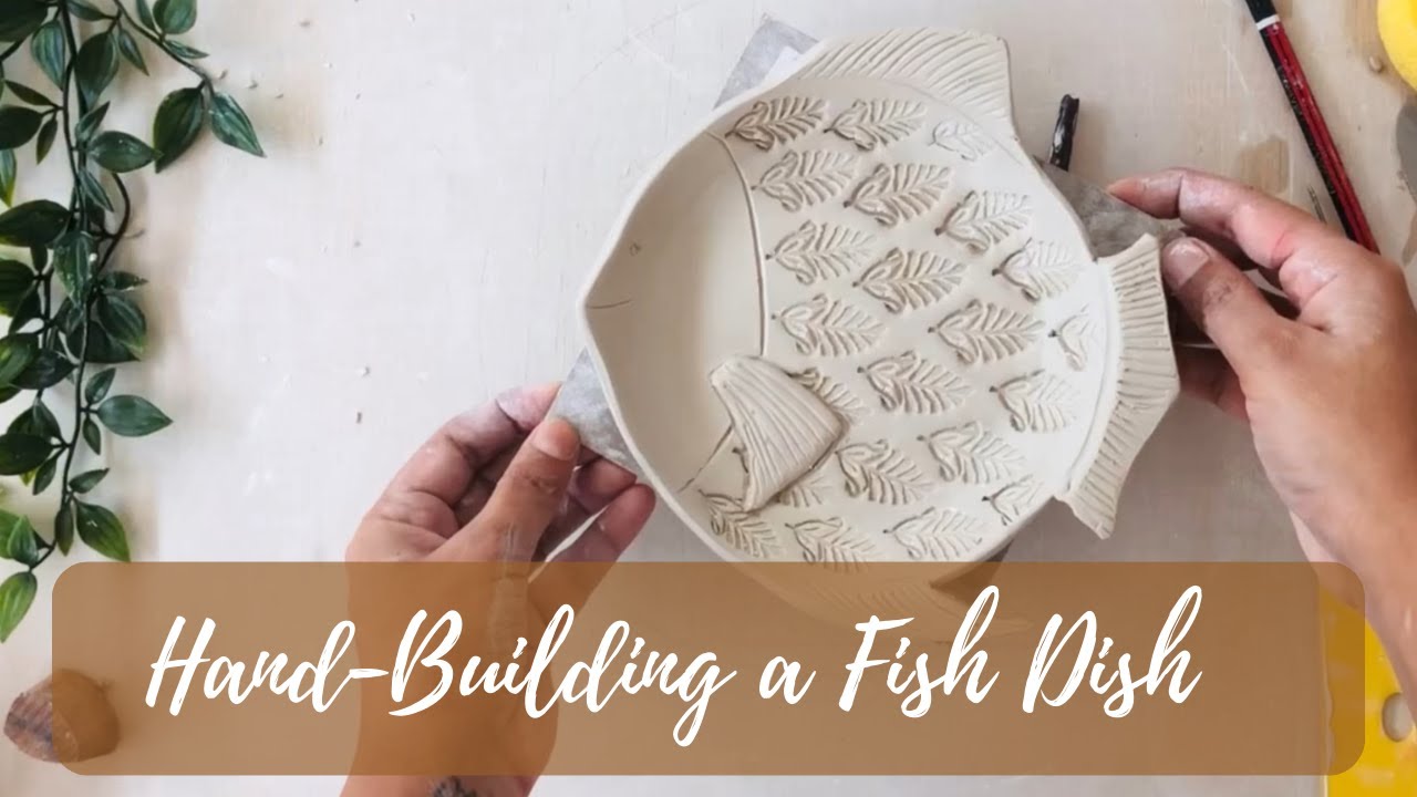 Hand-Building a Fish Dish/ Fish Plate (Handbuilding Pottery Tutorial)