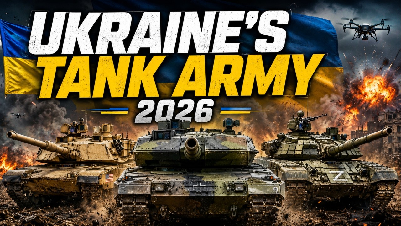 Ukraine's Massive Tank Force in 2026: Every Tank Type Revealed