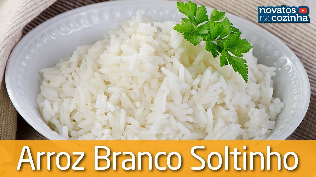 Como fazer ARROZ BRANCO SOLTINHO E GOSTOSO | Novatos na Cozinha