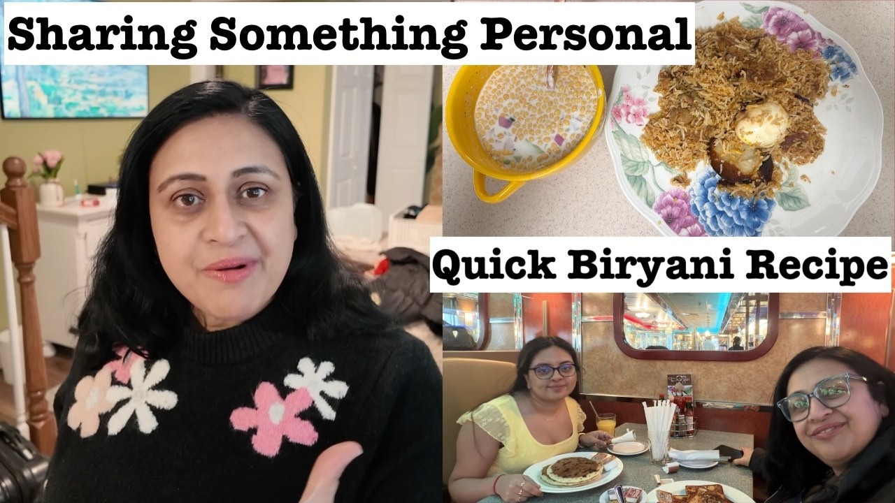 Disclosing A Personal Stuff I Am Doing Now !!! | Quick Biryani Recipe | Simple Living Wise Thinking