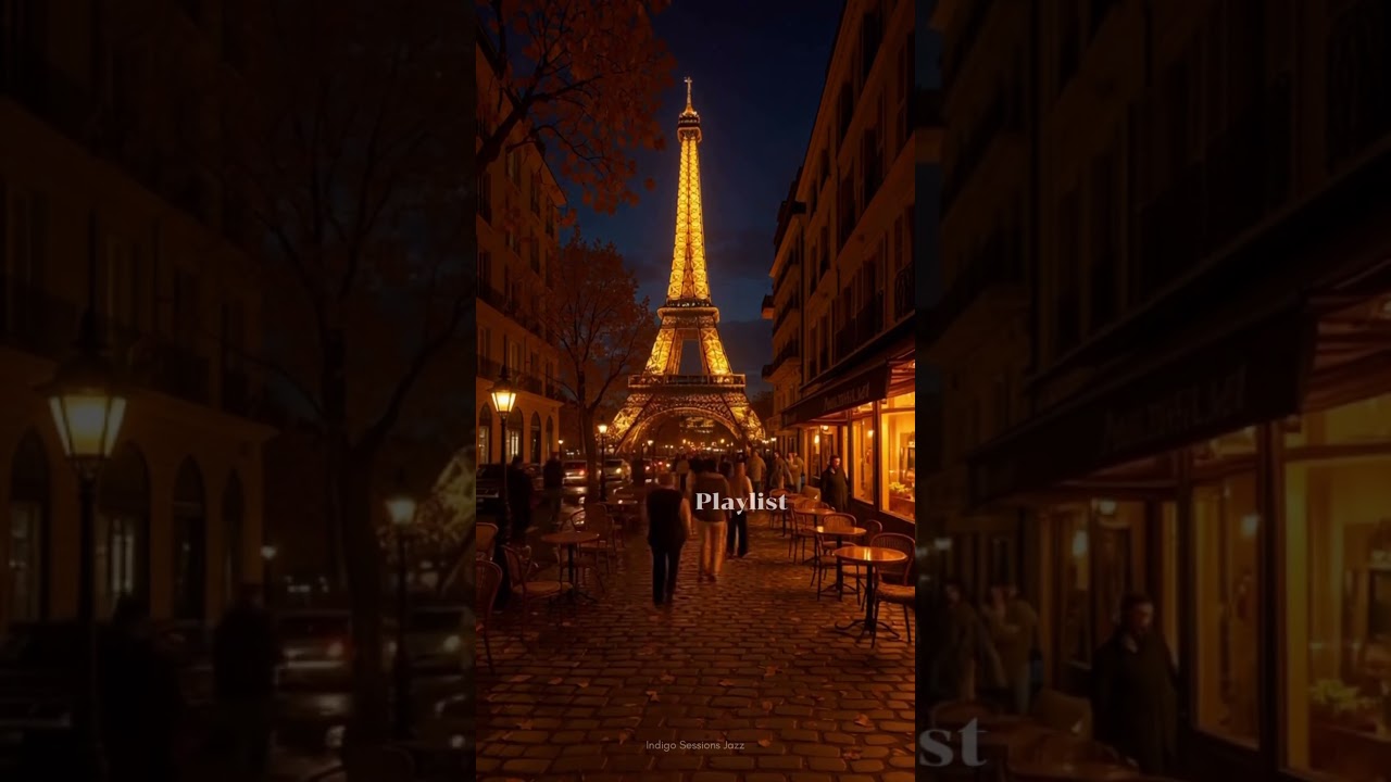Midnight in Paris & Smooth Jazz 🌙 The Perfect 'Night Hug' Vibe | Relaxing Music for Sleep & Romance