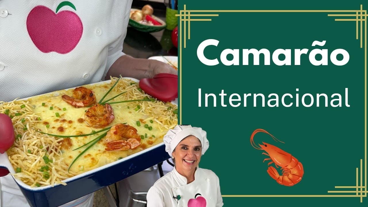 Aprenda como fazer o famoso CAMAR&Atilde;O INTERNACIONAL / Cremoso e muito f&aacute;cil / Lilian Chef
