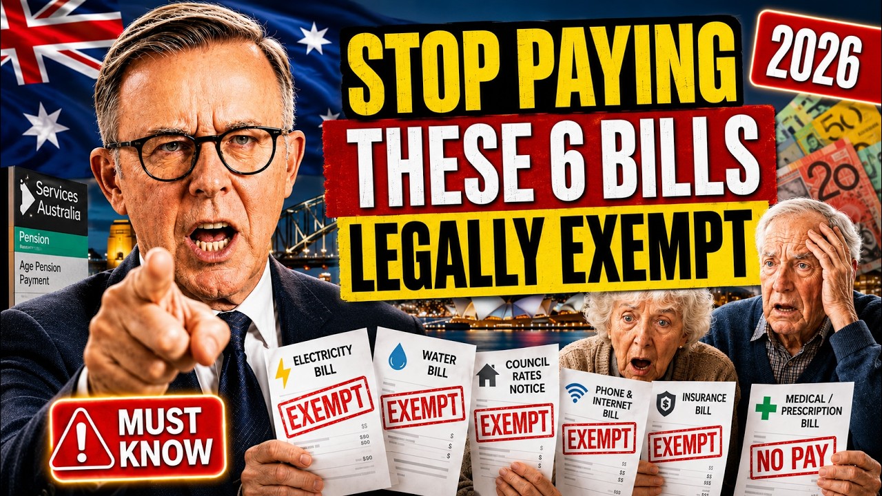 Australian Pensioners: Stop Paying These 6 Bills Immediately &ndash; You May Be Legally Exempt in 2026