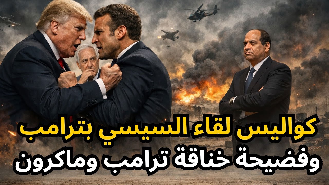 🔴عاجل: السيسي يلتقى بترامب في سويسرا، والجسر الجوي الأمريكي يصل المنطقة، وتسريبات ماكرون وترامب !