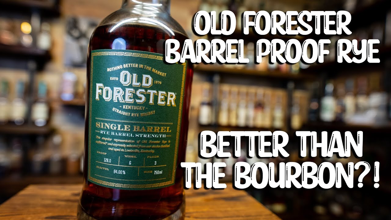 Old Forester Single Barrel, Barrel Proof Rye Review! Breaking the seal EP# 153