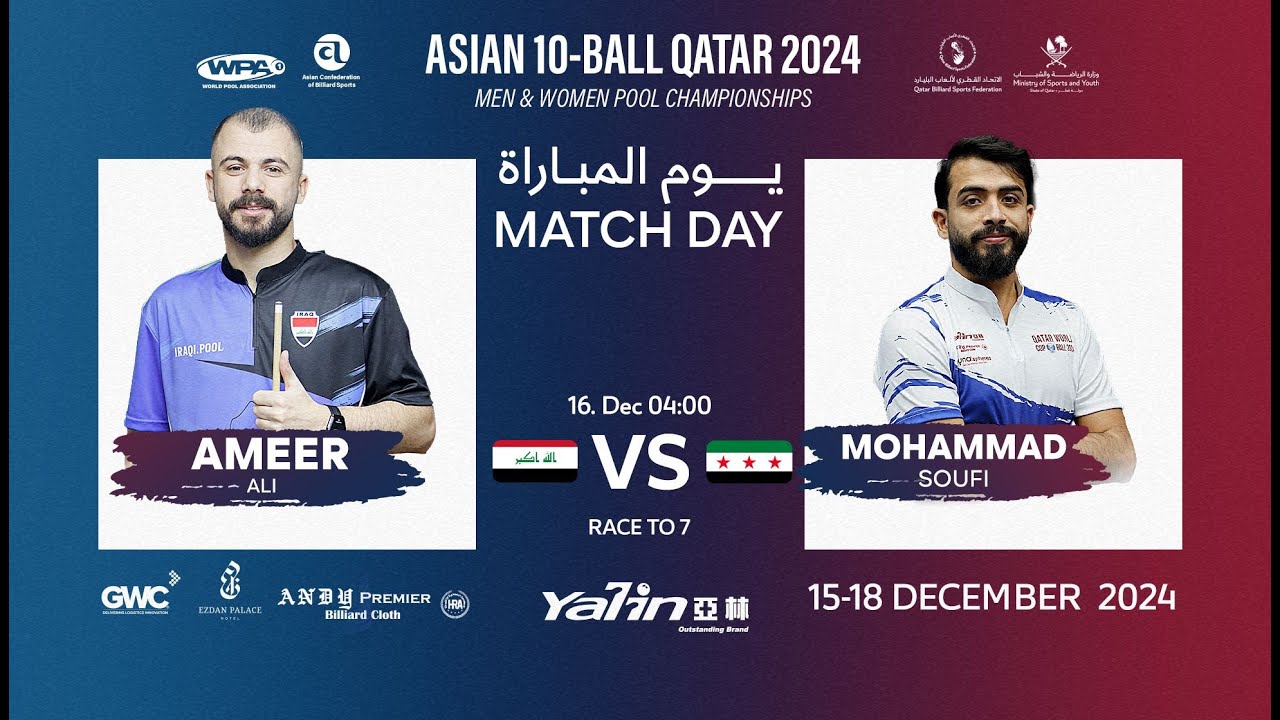 ASIAN 10 BALL CHAMPIONSHIP (MEN)10-Ball