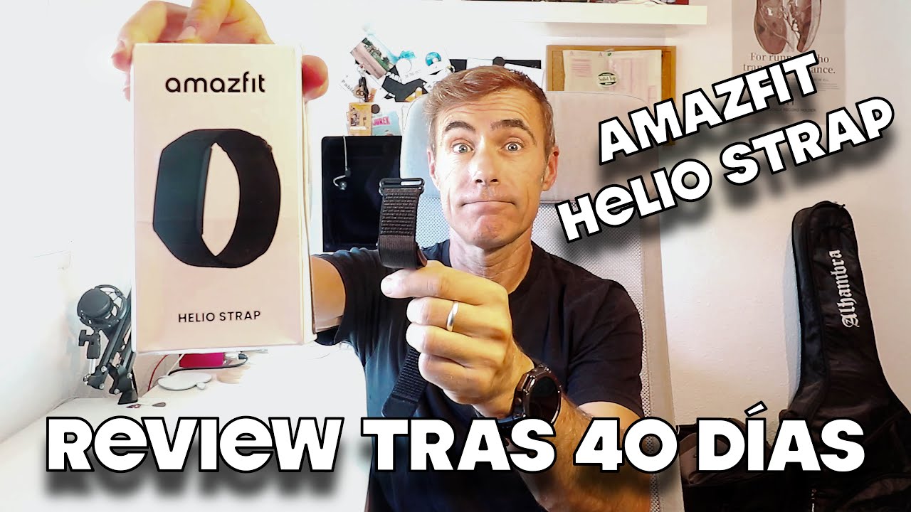Review Amazfit HELIO STRAP - La pulsera inteligente para salud y deporte.