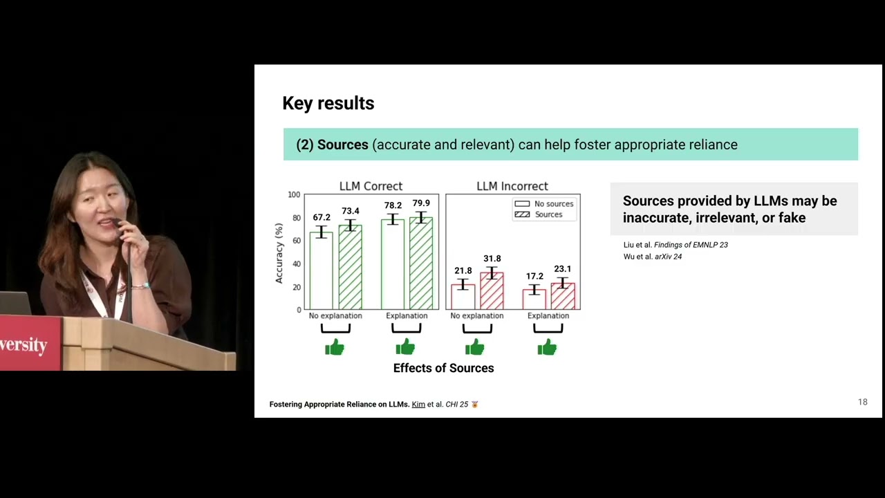 Plenary Talk: Fostering Appropriate Reliance on Large Language Models
