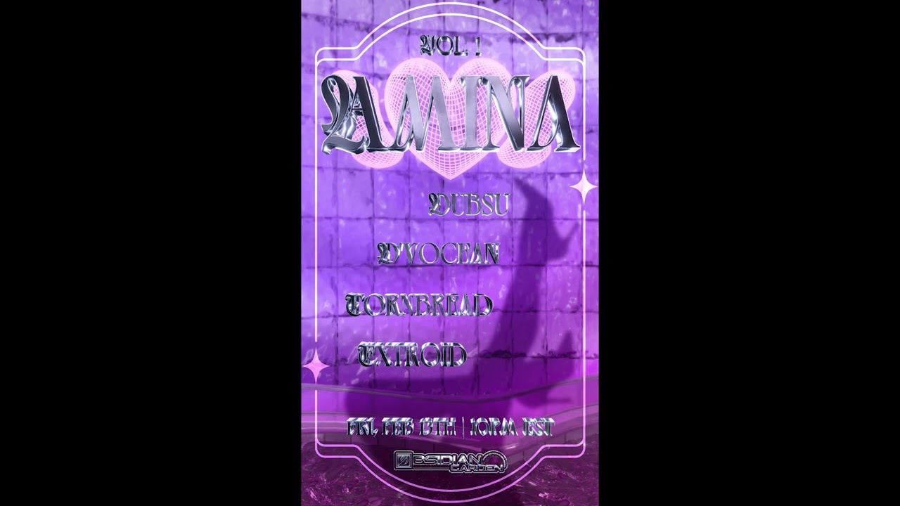 AMINA Vol. 1 @ Obsidian Garden | 2-14-2026
