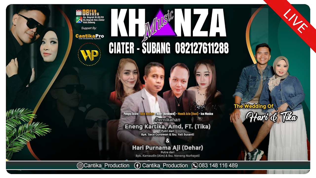 🔴Live Resepsi Pernikahan Hari & Tika | Ds.nagrak-Subang | Minggu, 08 Feb 2026